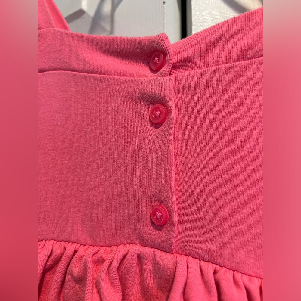 GYMBOREE Colorful Ruffle Tiered Dress 💗🧡💚🩵 Colorblock, Ruffle Straps - Picture 5 of 7